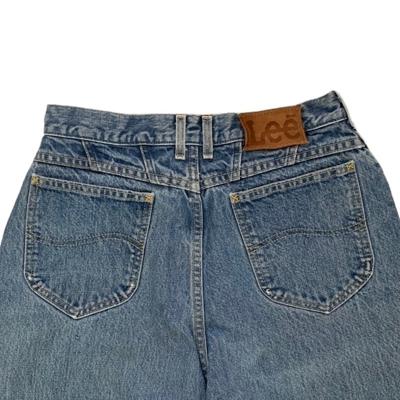 Vintage LEE Riders USA Union Made High Rise Tapered Mom Jeans Size 29 - Picture 9 of 13